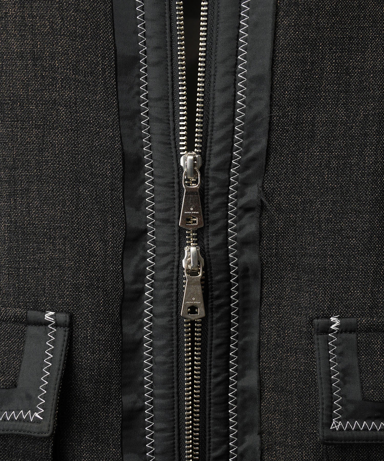 4 색 샹 브레이 세탁 가능한 양모 피크 라펠 더블 가슴 재킷