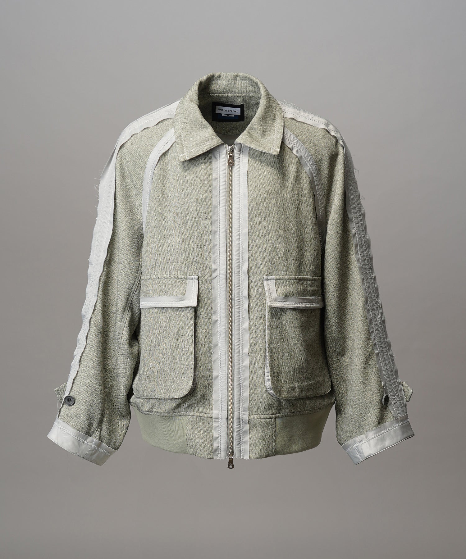 4 색 샹 브레이 세탁 가능한 양모 피크 라펠 더블 가슴 재킷