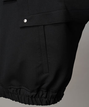 4 색 샹 브레이 세탁 가능한 양모 피크 라펠 더블 가슴 재킷