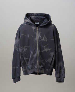 Sun-fade Prime-Over Sweat Zip Hoodie