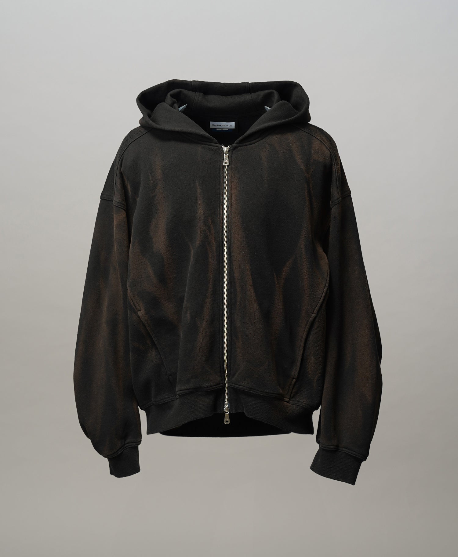 Sun-fade Prime-Over Sweat Zip Hoodie