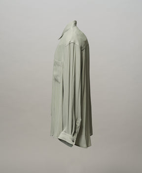 4 Colors Chambray Washable Wool Peaked Lapel Double Breasted Jacket