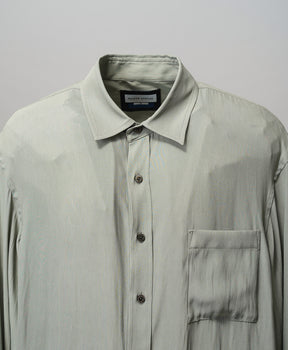 4 Colors Chambray Washable Wool Peaked Lapel Double Breasted Jacket