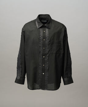 【26ss PRE-ORDER】Deep Front Neck Prime-Over Skipper Shirt