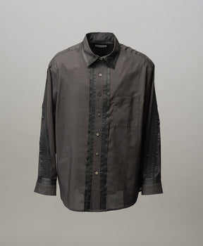 【26ss PRE-ORDER】Deep Front Neck Prime-Over Skipper Shirt