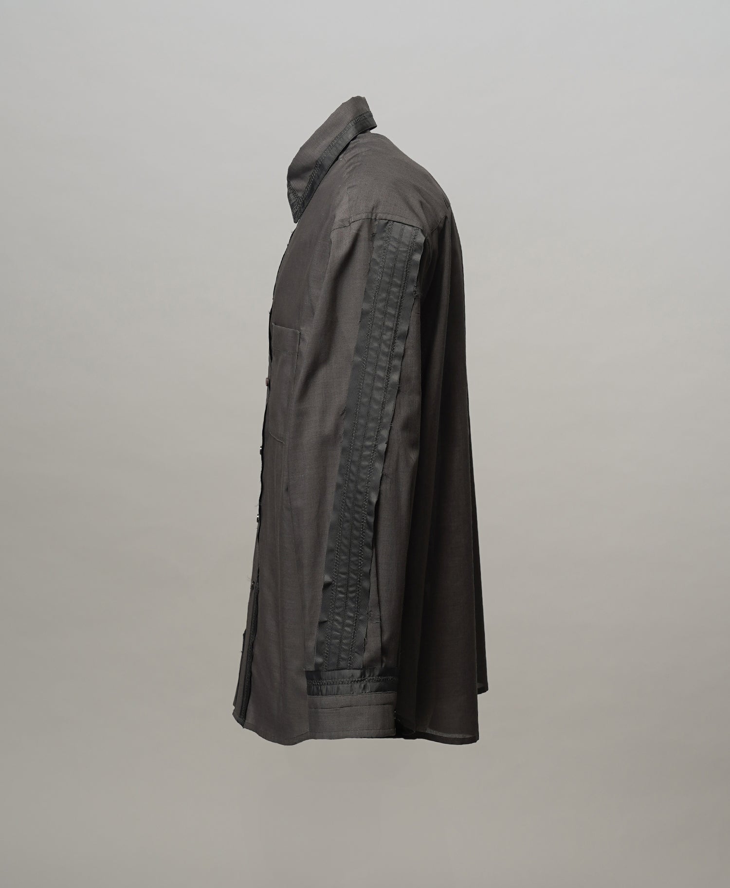 【26ss PRE-ORDER】Deep Front Neck Prime-Over Skipper Shirt