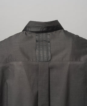 【26ss PRE-ORDER】Deep Front Neck Prime-Over Skipper Shirt