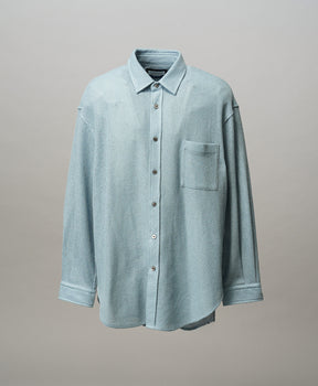 4 색 샹 브레이 세탁 가능한 양모 피크 라펠 더블 가슴 재킷