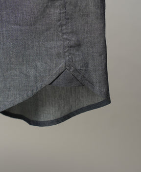 4 Colors Chambray Washable Wool Peaked Lapel Double Breasted Jacket