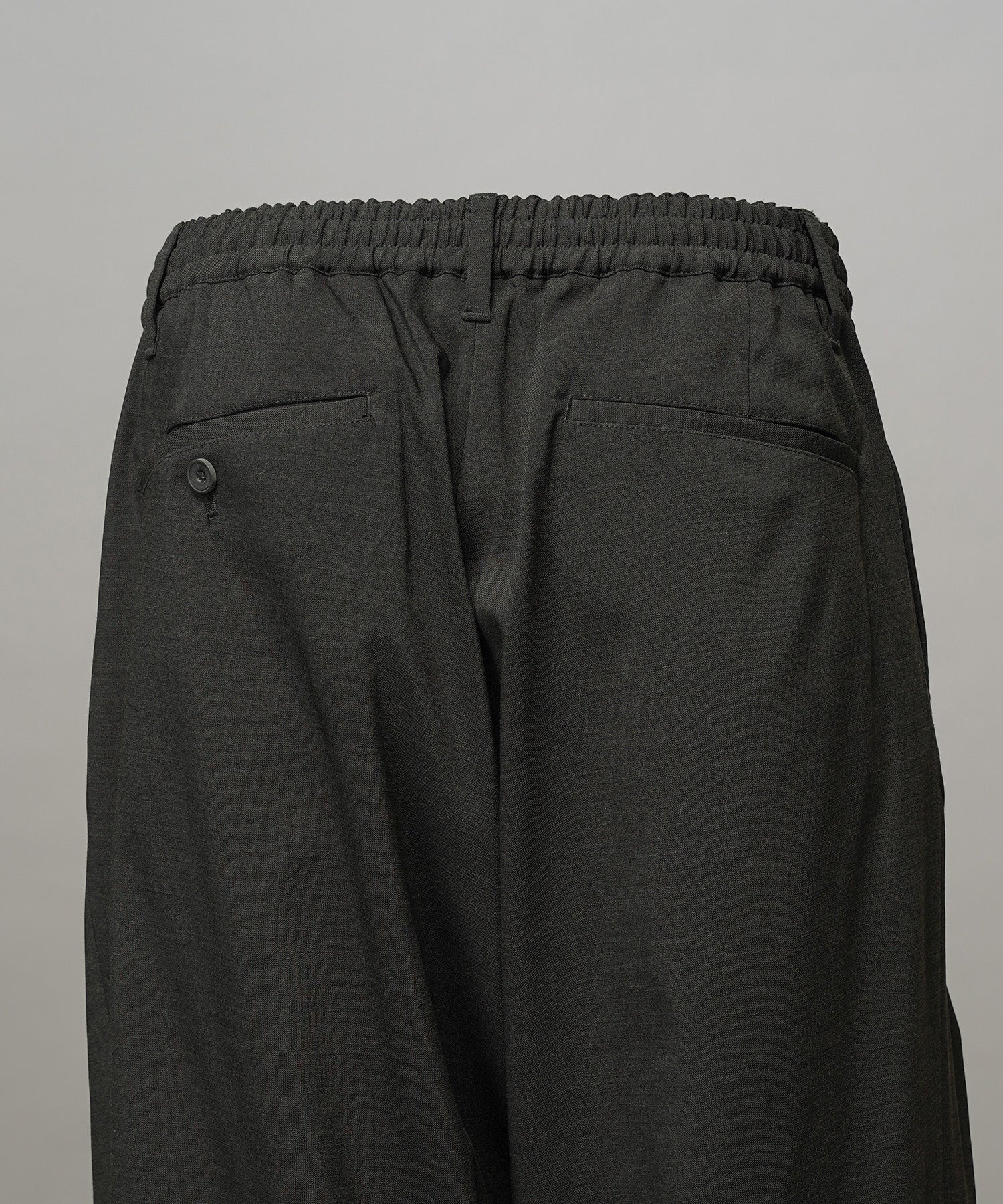 4 Colors Chambray Washable Wool Peaked Lapel Double Breasted Jacket