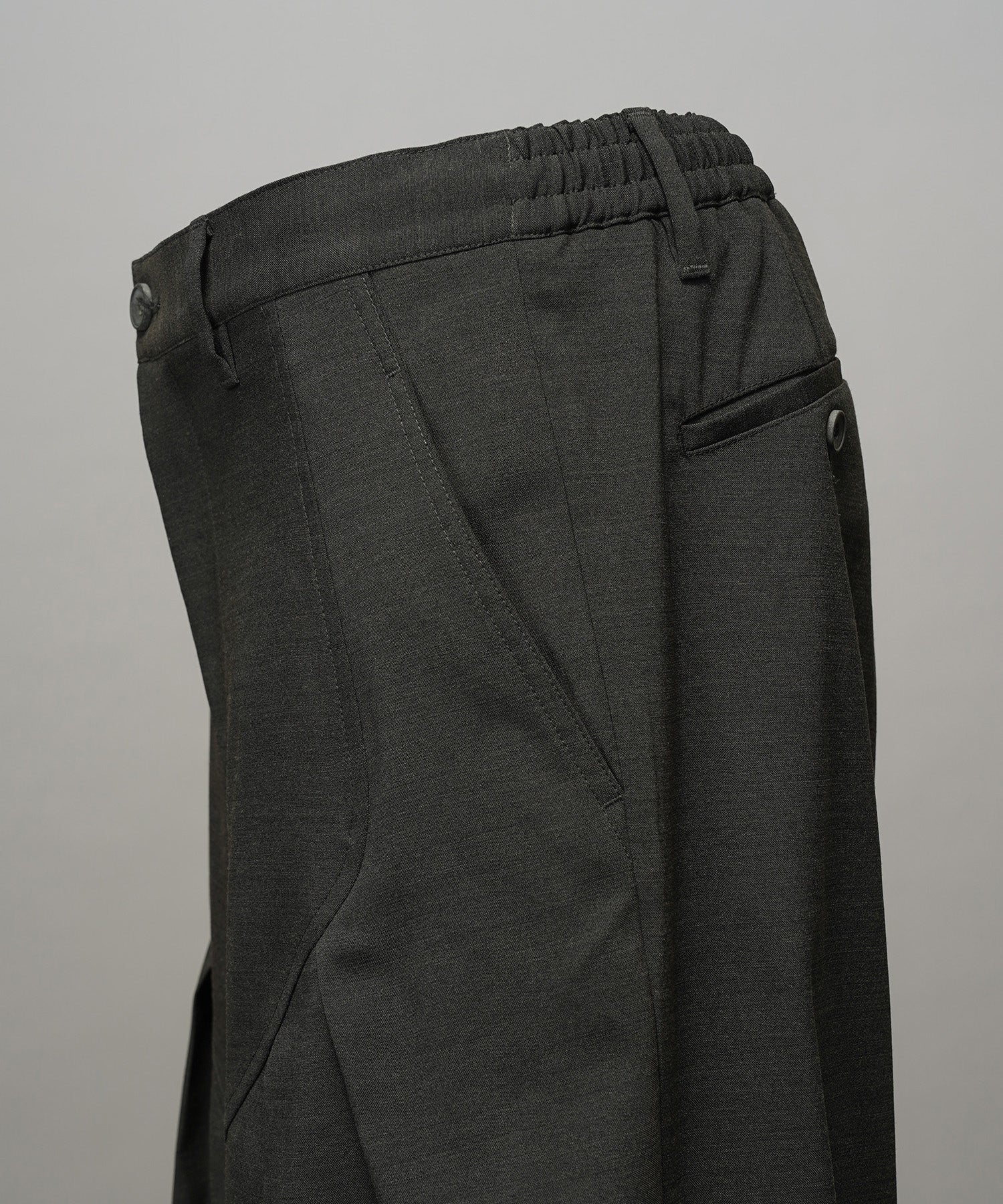 4 Colors Chambray Washable Wool Peaked Lapel Double Breasted Jacket