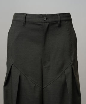 4 Colors Chambray Washable Wool Peaked Lapel Double Breasted Jacket