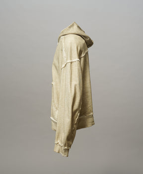 Over-Dye Embroidery Prime-Over Sweat Zip Hoodie