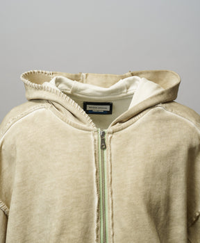 Over-Dye Embroidery Prime-Over Sweat Zip Hoodie
