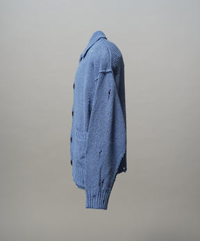 4 색 샹 브레이 세탁 가능한 양모 피크 라펠 더블 가슴 재킷