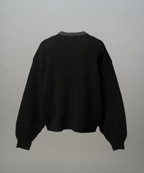 [26SS 预购] 棉质膨体腈纶混纺底漆渐变染色针织衫