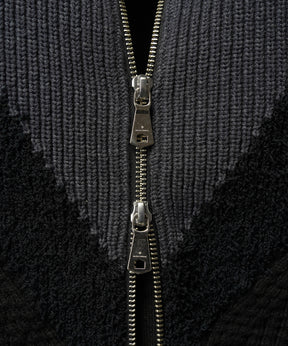 4 색 샹 브레이 세탁 가능한 양모 피크 라펠 더블 가슴 재킷