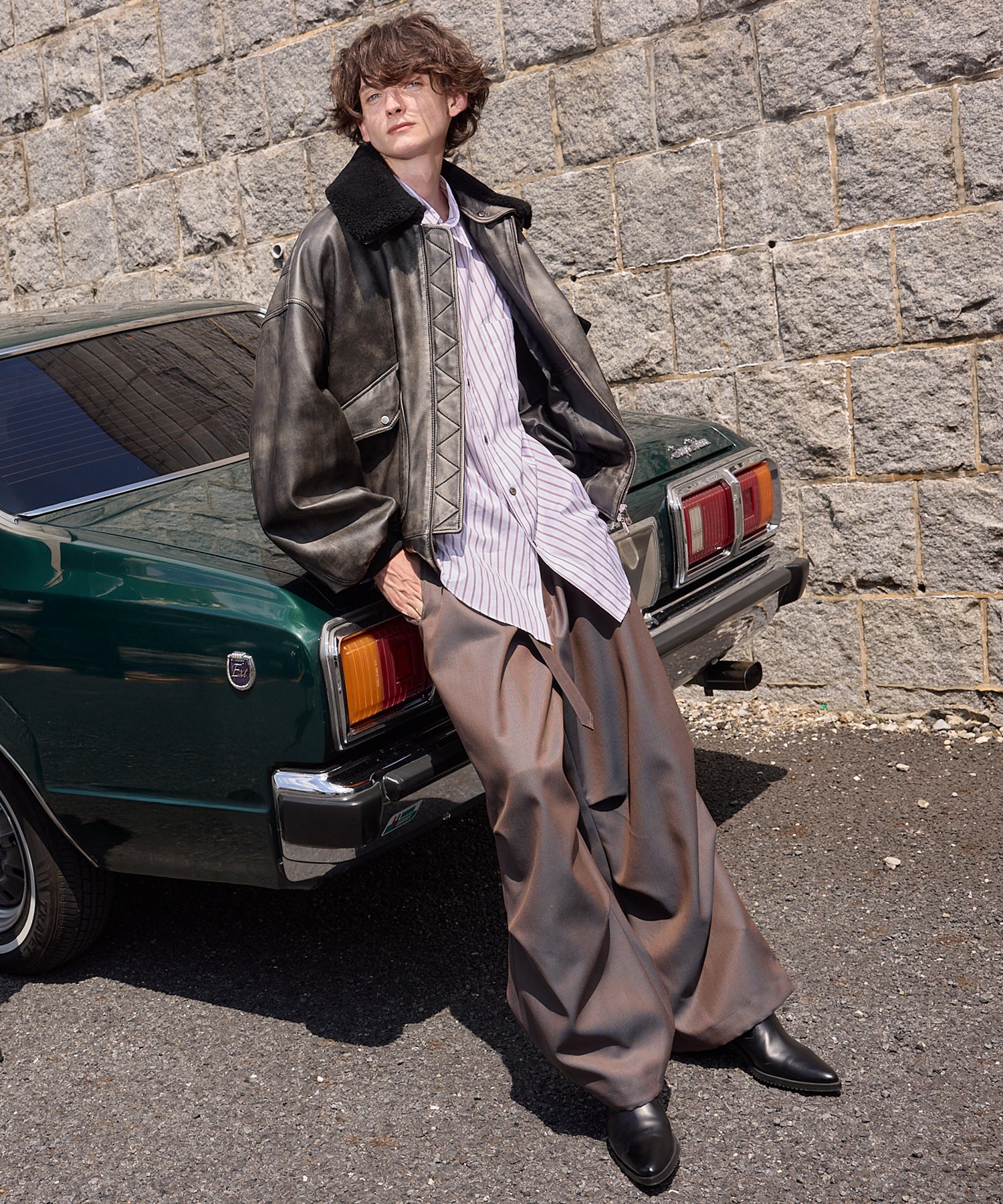 【25AW PRE-ORDER】Sheep Leather Mouton G-1飞行Jacket