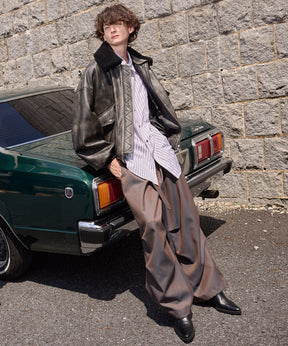 【25AW PRE-ORDER】Sheep Leather Mouton G-1飞行Jacket