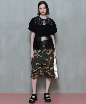 2 - way Double Waist CAMO Curve Shorts