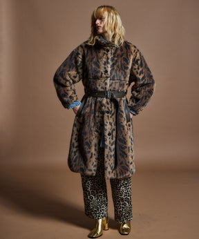 [26WINTER COLLECTION] 多种面料长款蟒蛇大衣