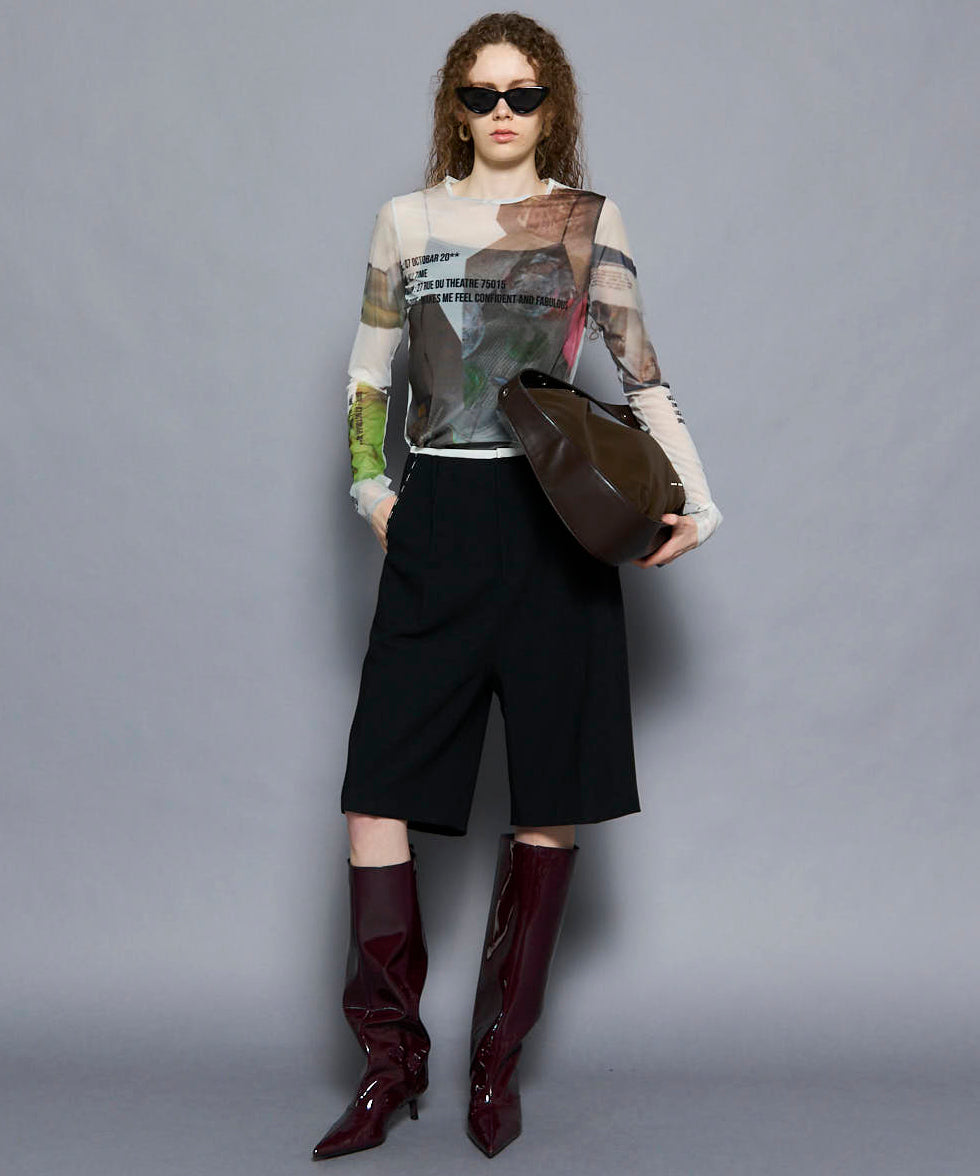 ORDINARY DAYSプリントシアートップス【MAISON SPECIAL】 PRE-ORDER】ORDINARY DAYS/ORDINARY DAYSプリントシアートップス