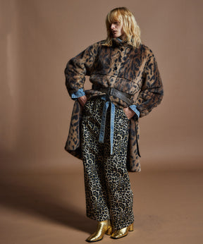 [26WINTER COLLECTION] 多种面料长款蟒蛇大衣