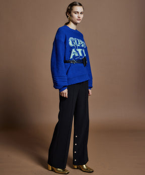 【26WINTER PRE-ORDER】CURATE Intarsia Knit Top