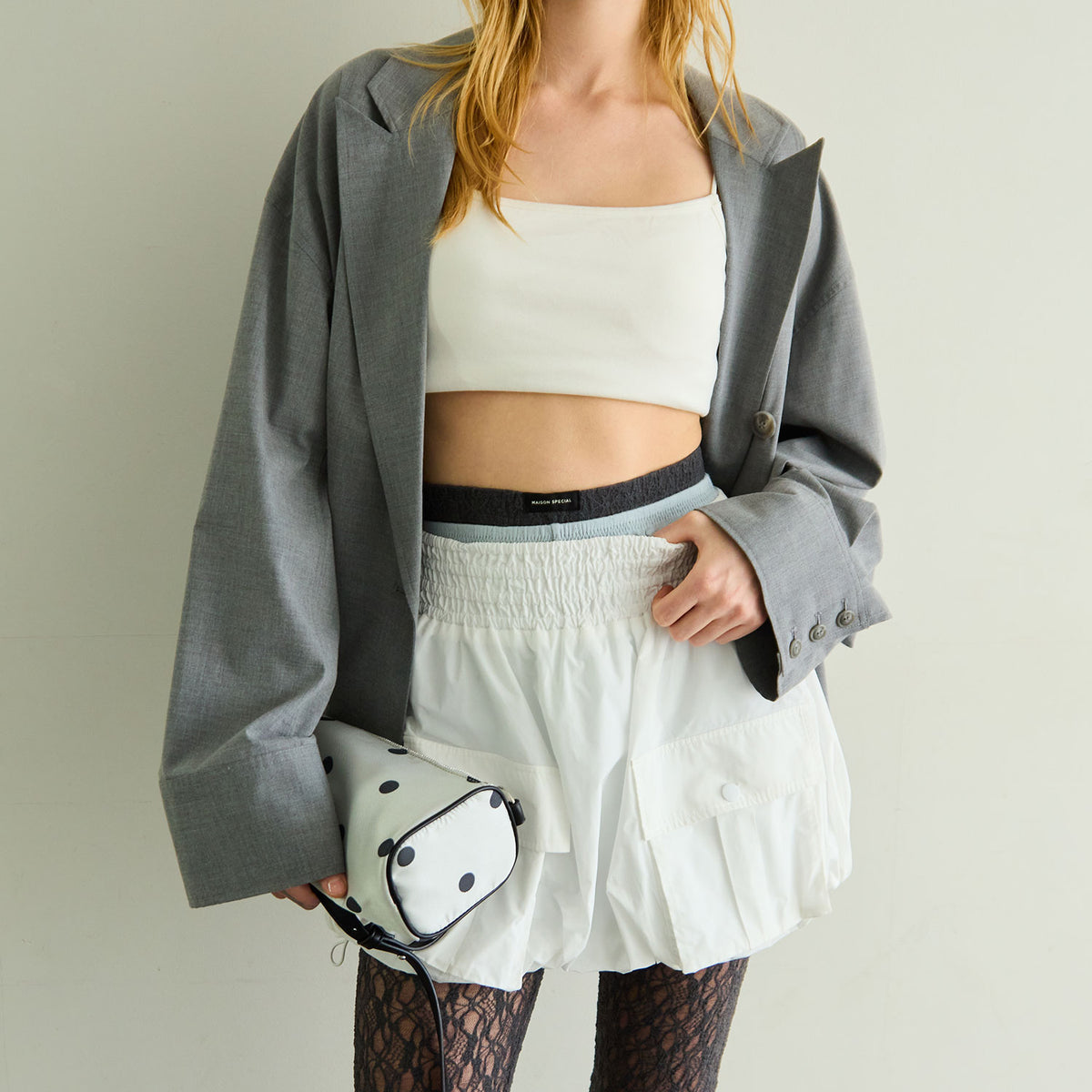 26SPRING PRE-ORDER】Military Balloon Skirt