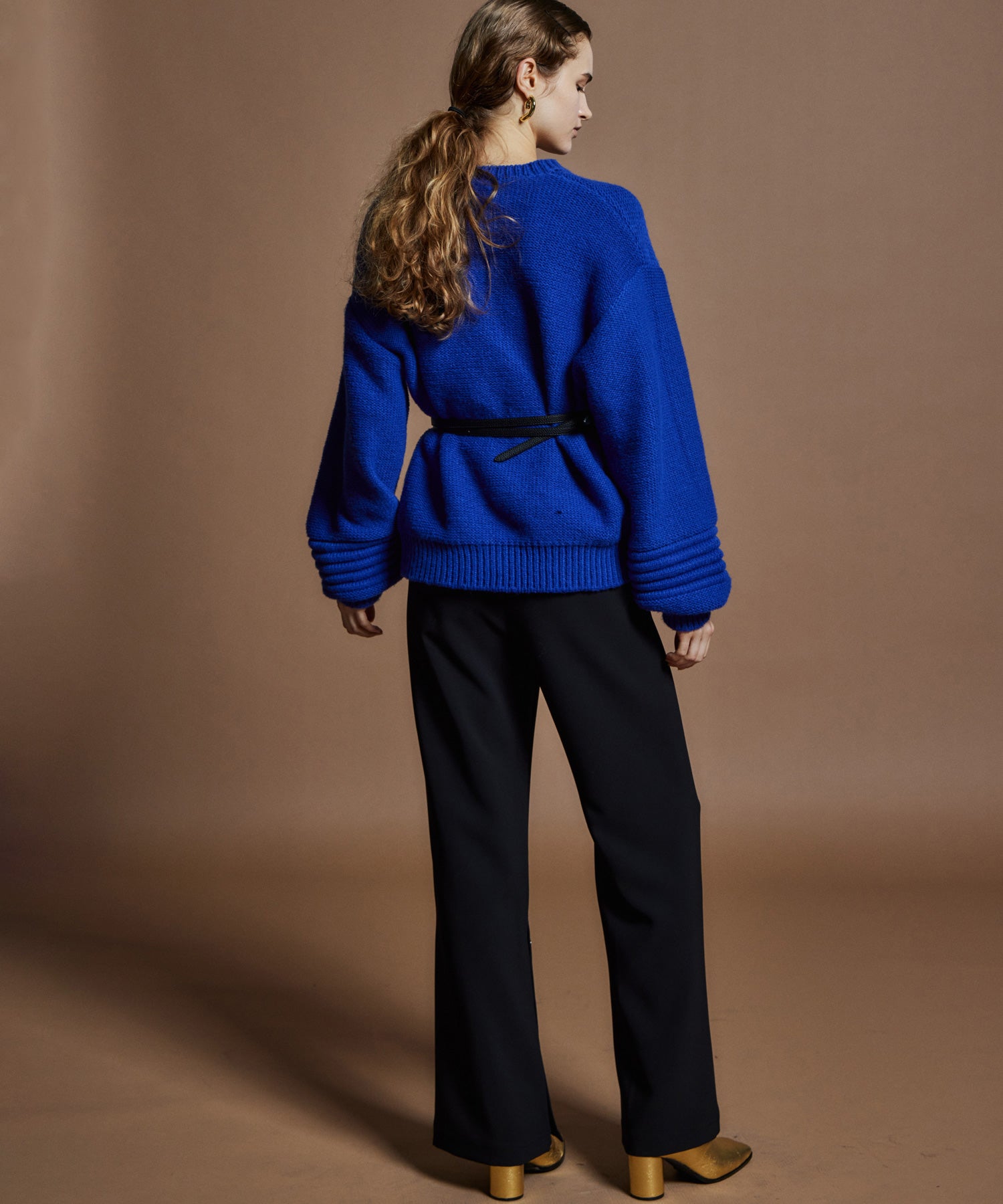 【26WINTER PRE-ORDER】CURATE Intarsia Knit Top