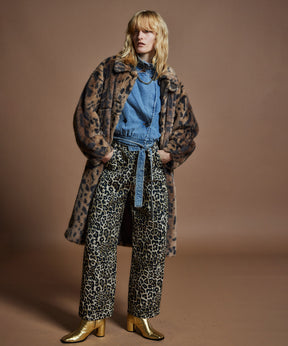 [26WINTER COLLECTION] 多种面料长款蟒蛇大衣
