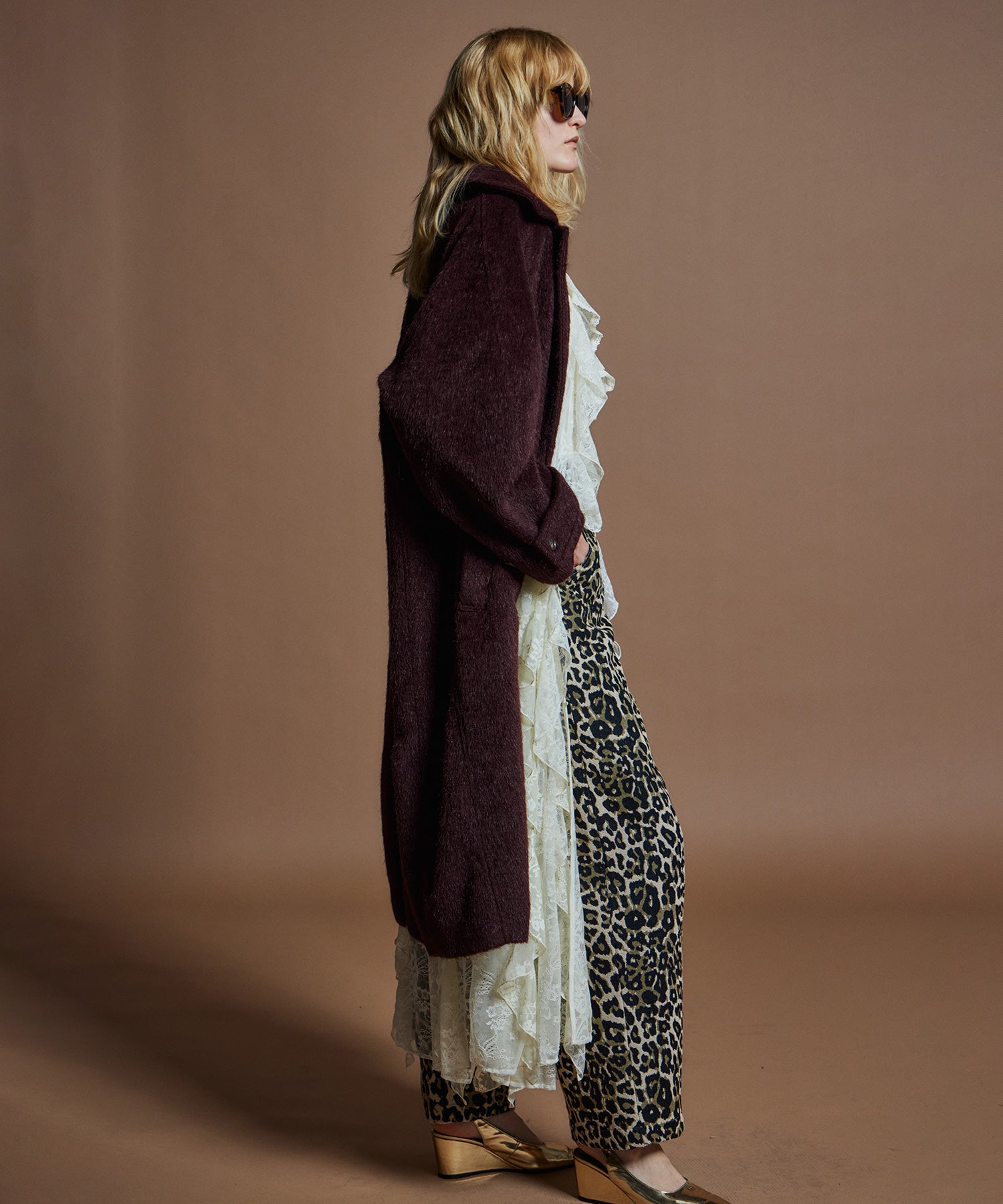 【26WINTER COLLECTION】Multi-Fabric Cocoon Pants