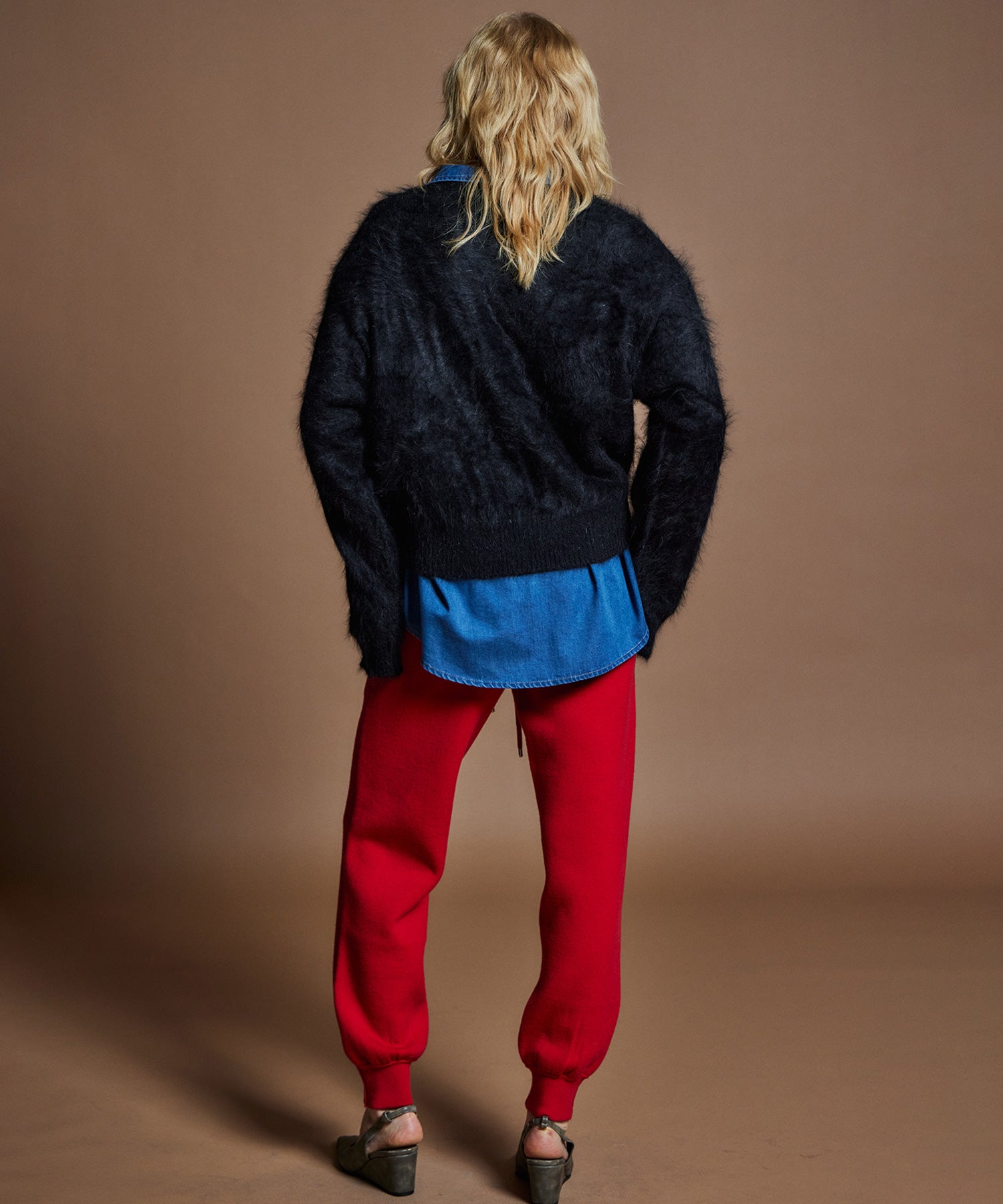 【26WINTER PRE-ORDER】Snap Button Knit Pants