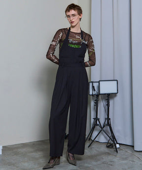 【25AUTUMN PRE-ORDER】Hand Writing Mesh Tops