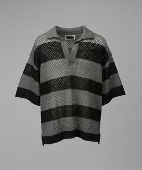 Cotton Bulky Acrylic Blend Prime-Over Gradation Dyeing Knit