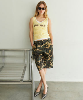 2 - way Double Waist CAMO Curve Shorts