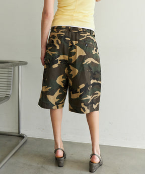 2 - way Double Waist CAMO Curve Shorts