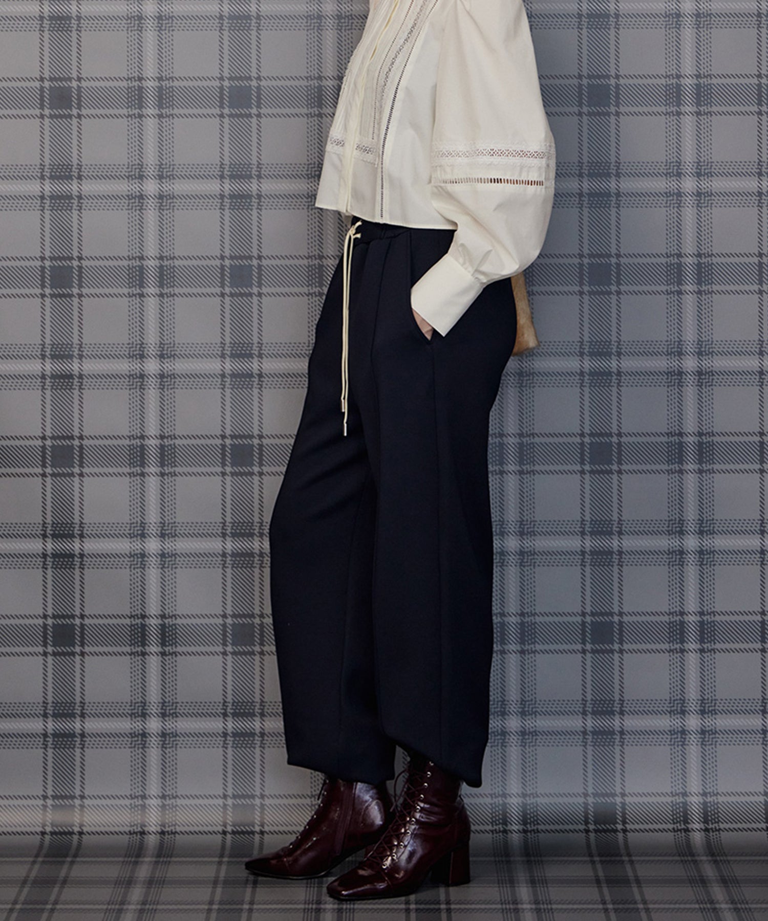 Lace-Up Short Boots