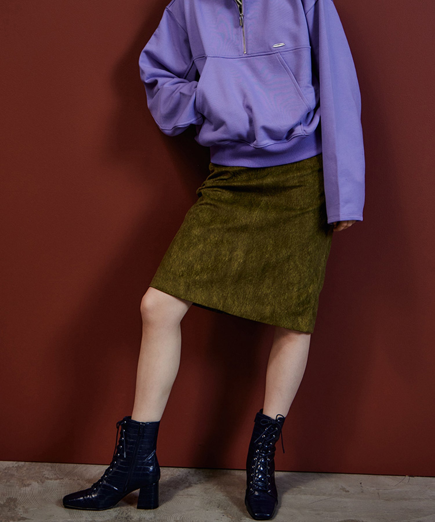 Lace-Up Short Boots