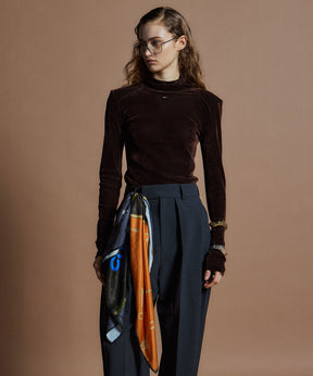 【26WINTER COLLECTION】2WAY Velour Top