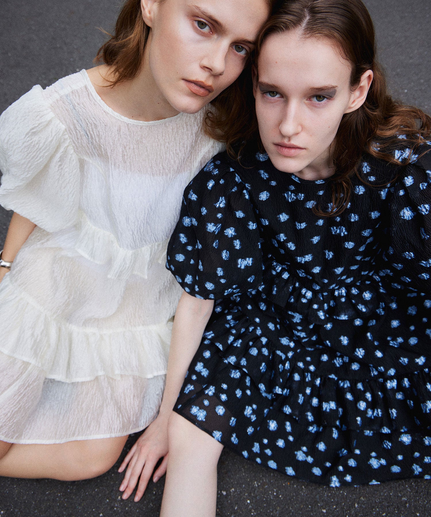 [2026Summer PRE-ORDER] Multi-fabric Sheer Tunic