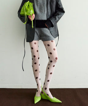 【25WINTER PRE-ORDER】Dot Print Tights
