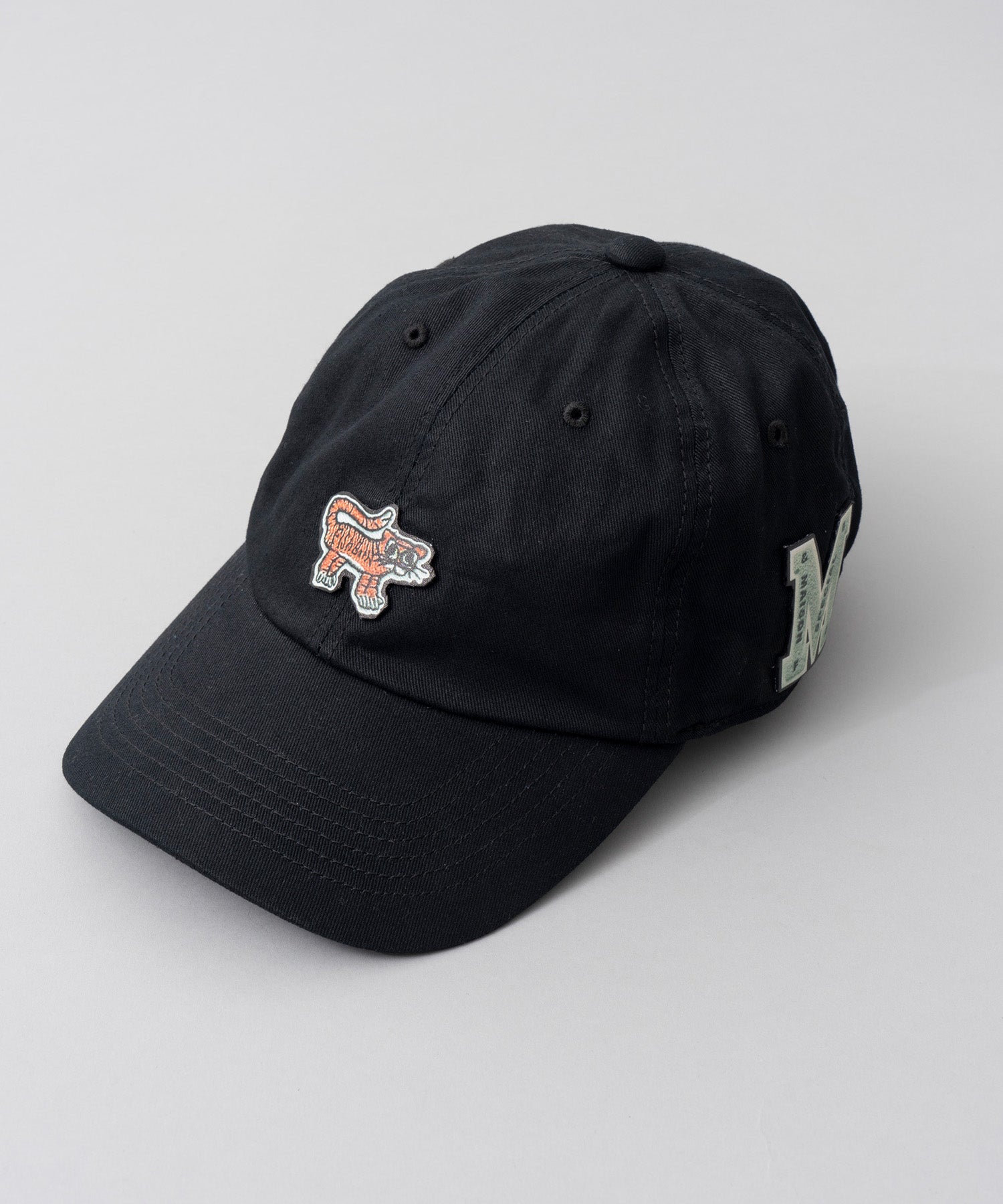 【Fish Born Chips COLLABORATION】Original Leather Patch Tiger Cap