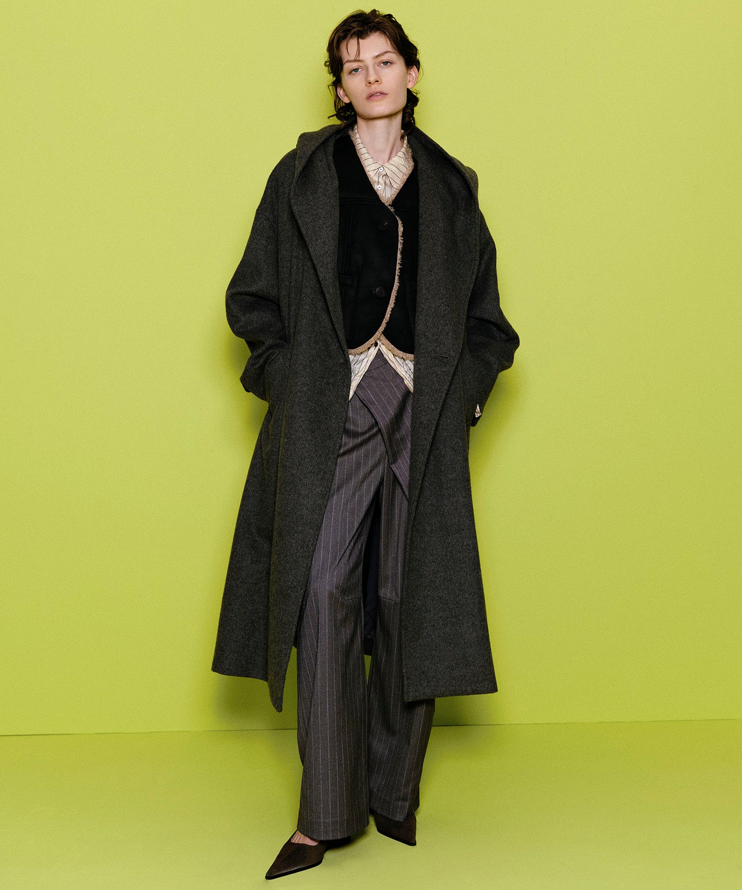 【24WINTER PRE-ORDER】Asymmetry Cocoon Pants