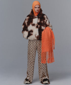 [25WINTER PRE-ORDER] Animal Pattern Faux Fur Coat