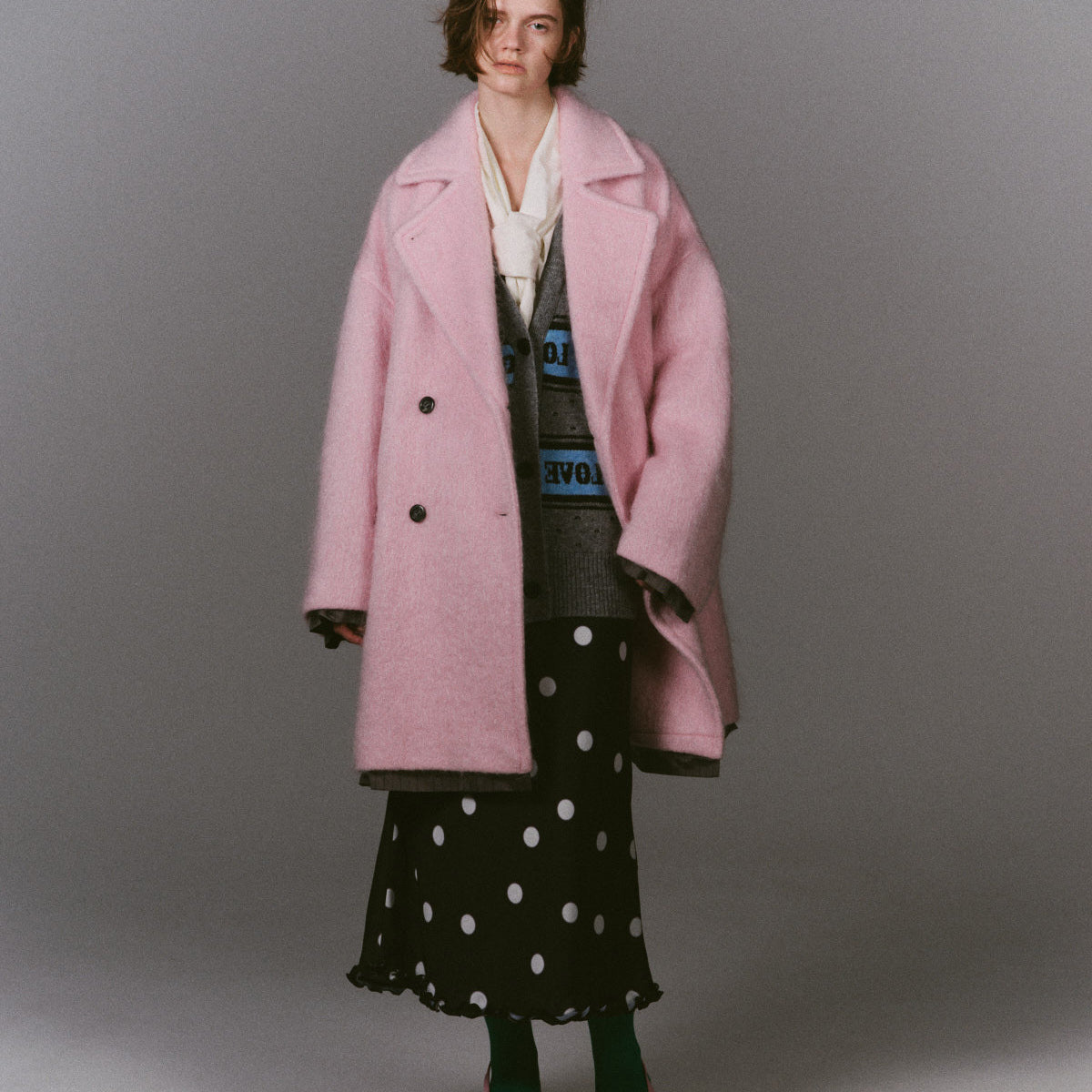 25WINTER PRE-ORDER】Mohair Shaggy Coat