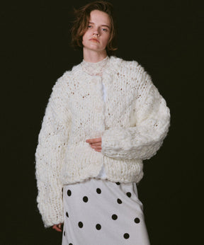 25WINTER PRE-ORDER Hand Slub Knit Cardigan