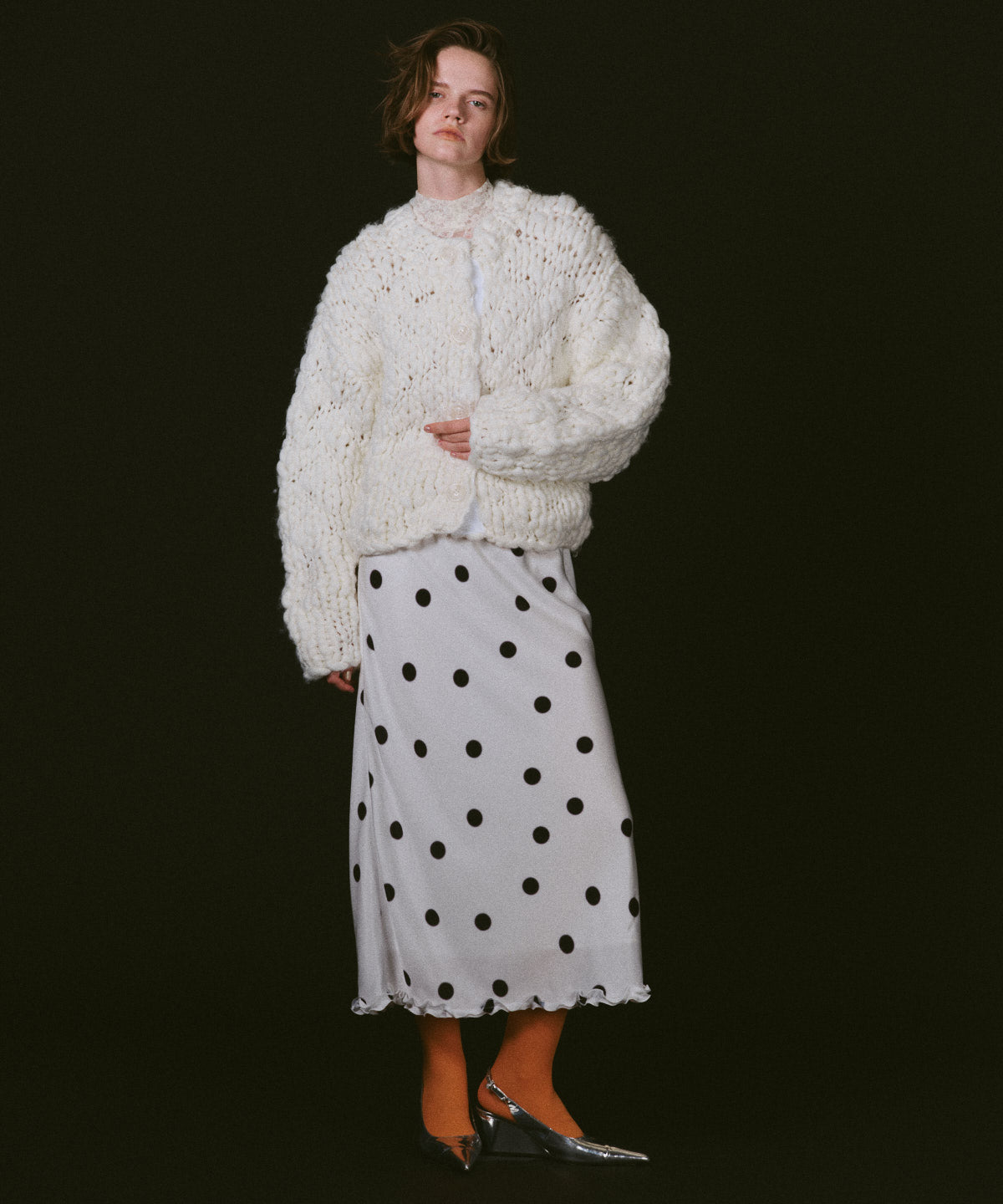 25WINTER PRE-ORDER Hand Slub Knit Cardigan