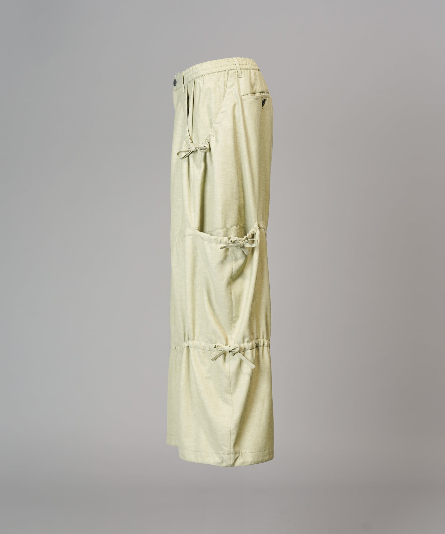 [26SS PRE-ORDER] Airy Striped Gabardine Prime-Wide Two-tuck Pants