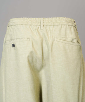 [26SS PRE-ORDER] Airy Striped Gabardine Prime-Wide Two-tuck Pants